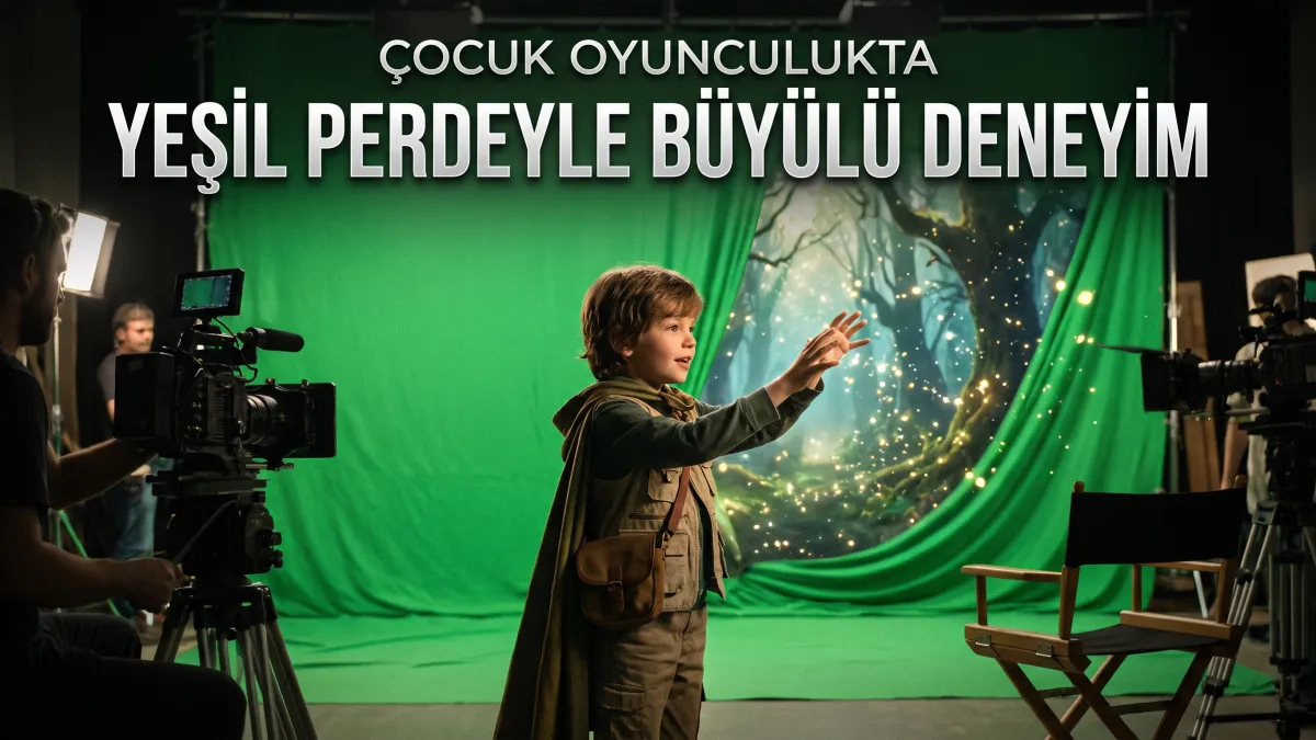 Çocuk Oyunculukta Yeşil Perdeyle Büyülü Deneyim