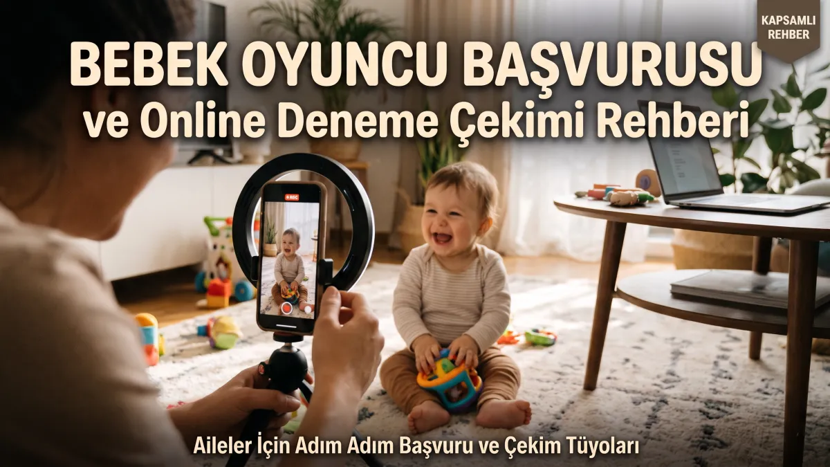 Bebek Oyuncu Başvurusu ve Online Deneme Çekimi Rehberi