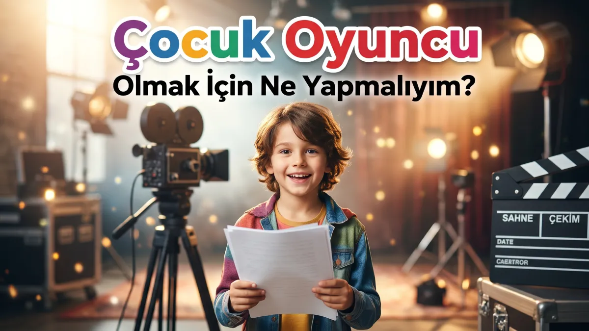 Çocuk Oyuncu Olmak İçin Ne Yapmalıyım
