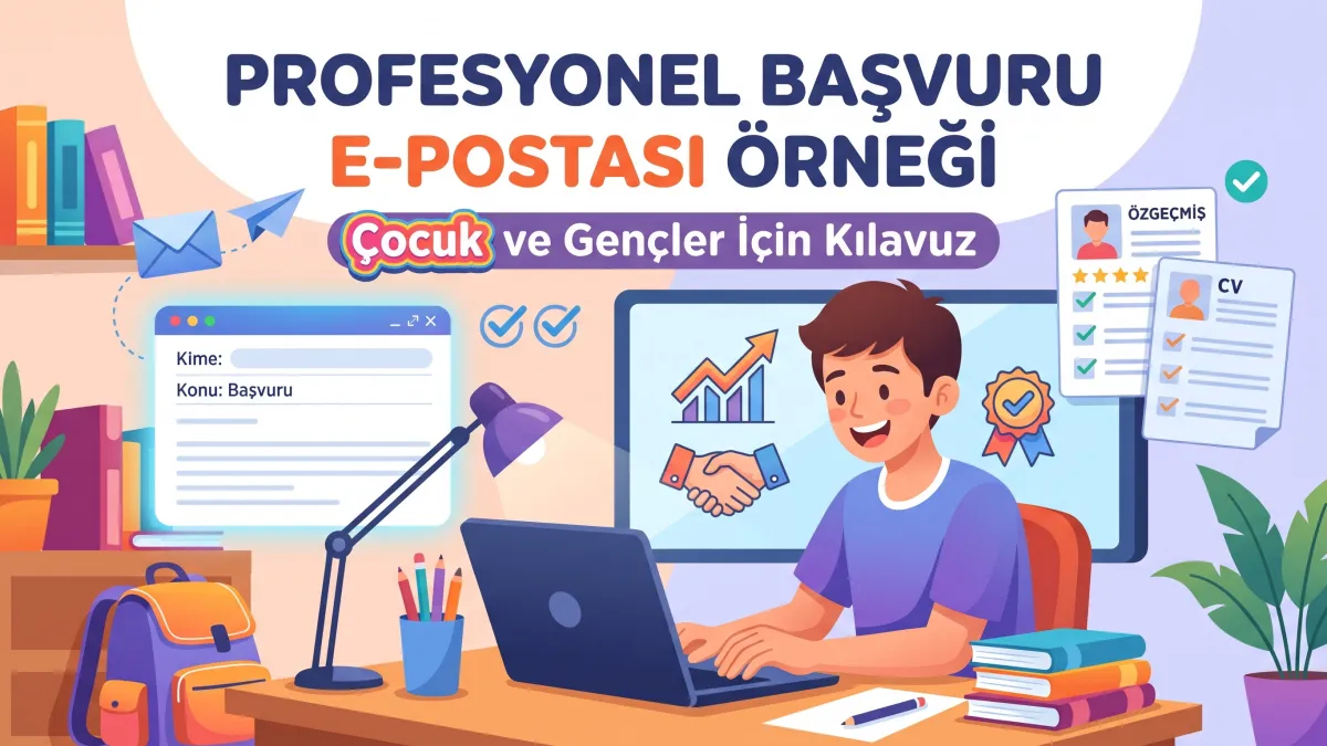 Profesyonel başvuru e postası örneği çocuk