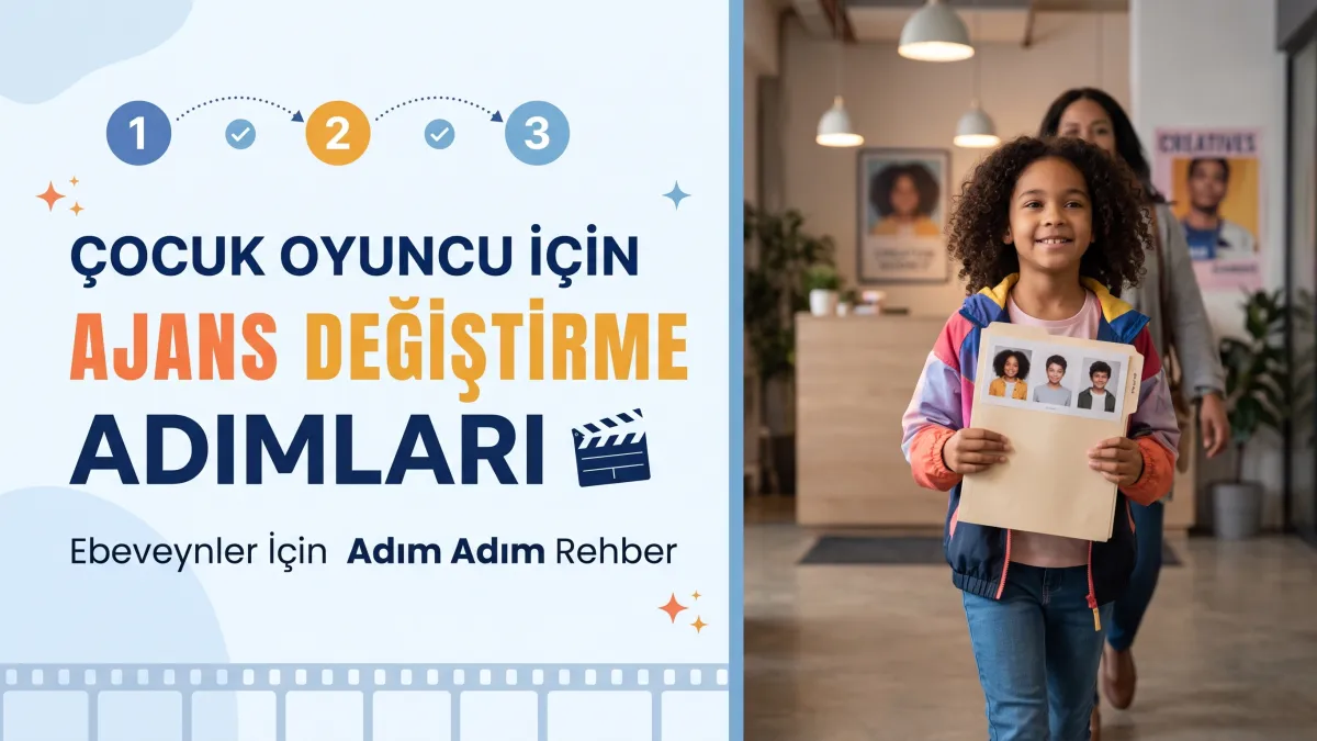 Çocuk Oyuncu İçin Ajans Değiştirme Adımları