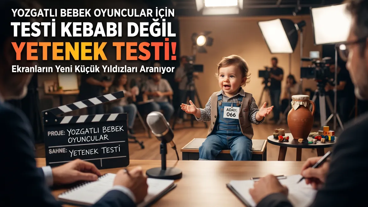 Yozgatlı Bebek Oyuncular İçin Testi Kebabı Değil Yetenek Testi