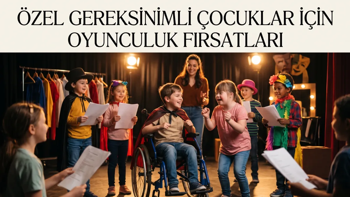 Özel gereksinimli çocuklar için oyunculuk fırsatları