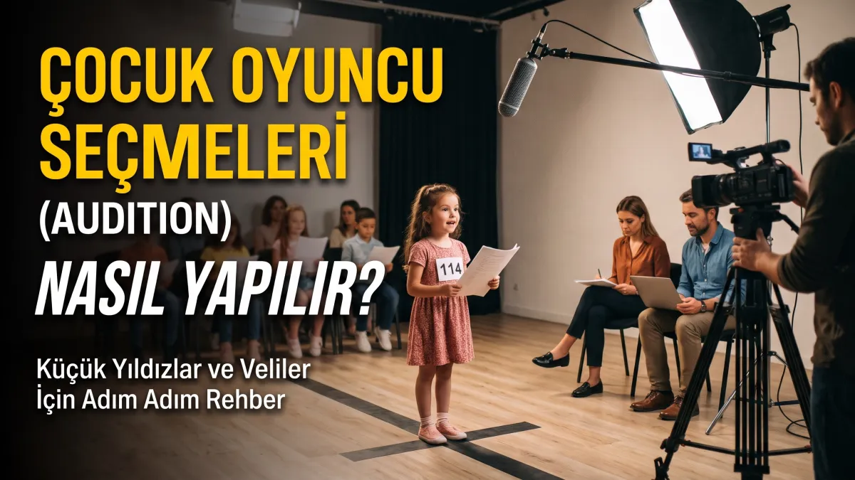 Çocuk oyuncu seçmeleri yani audition nasıl yapılır