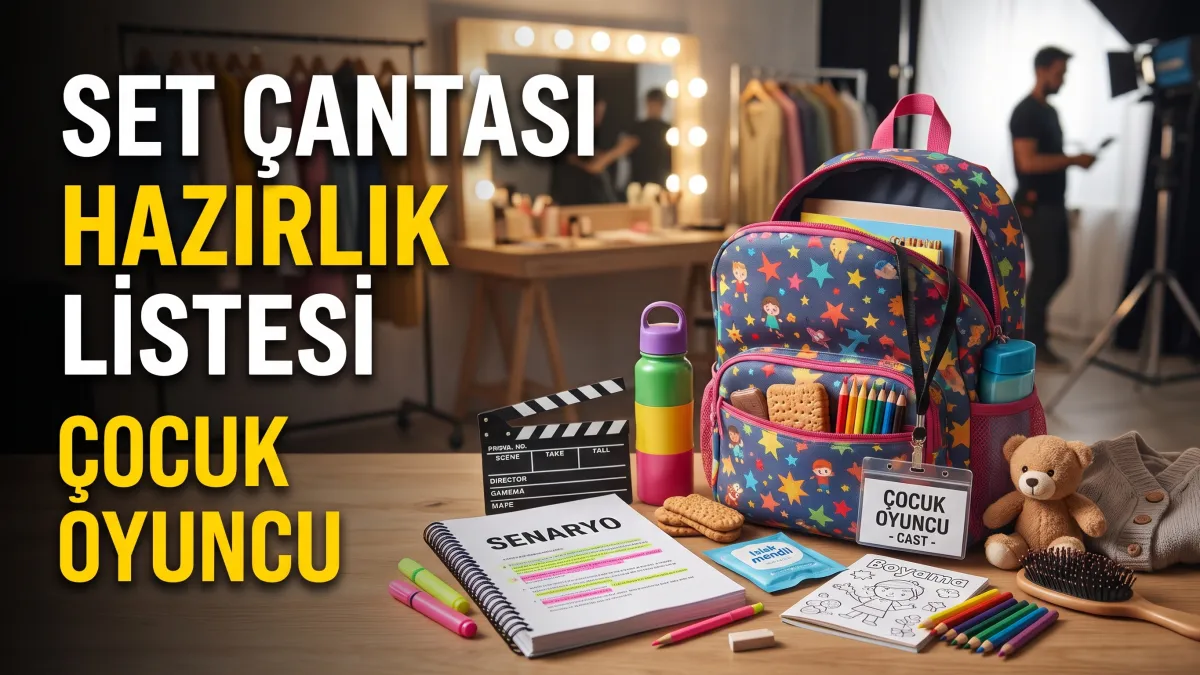 Set çantası hazırlık listesi çocuk oyuncu