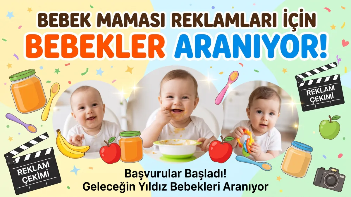 Bebek Maması Reklamları İçin Bebekler Aranıyor