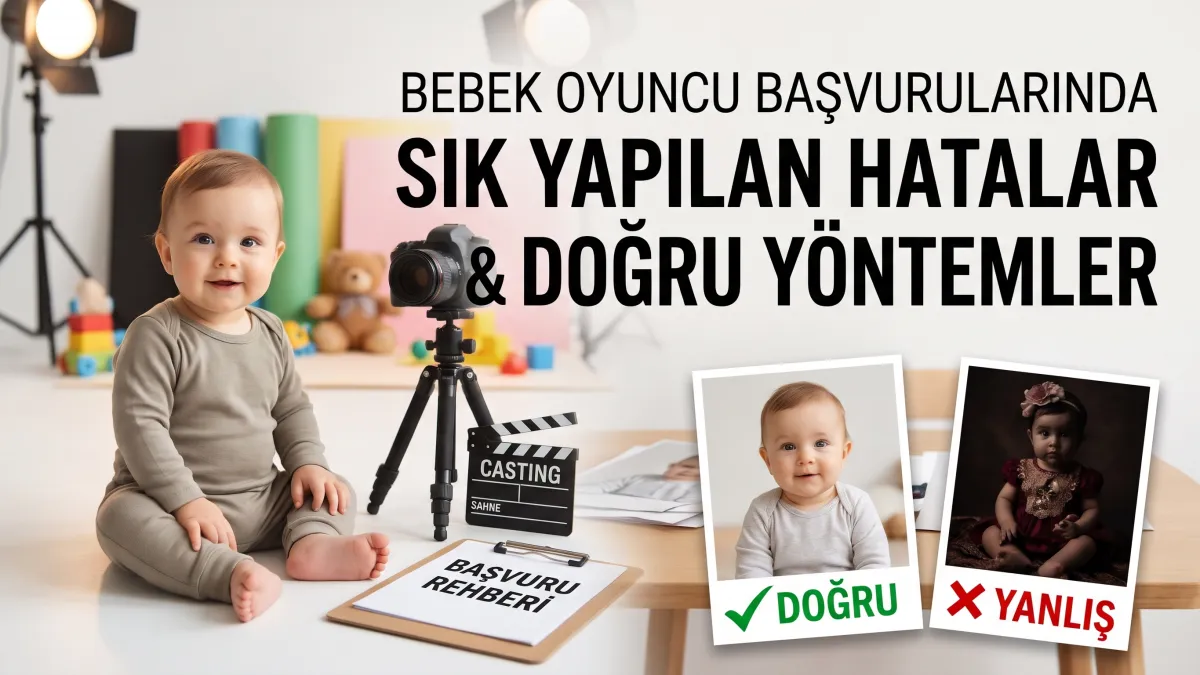 Bebek Oyuncu Başvurularında Sık Yapılan Hatalar ve Doğru Yöntemler